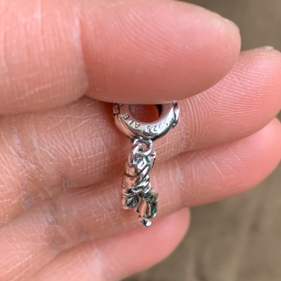 NWOT Disney Aladdin Princess Jasmine Dangle Charm Sterling Silver 925 - Picture 12 of 12